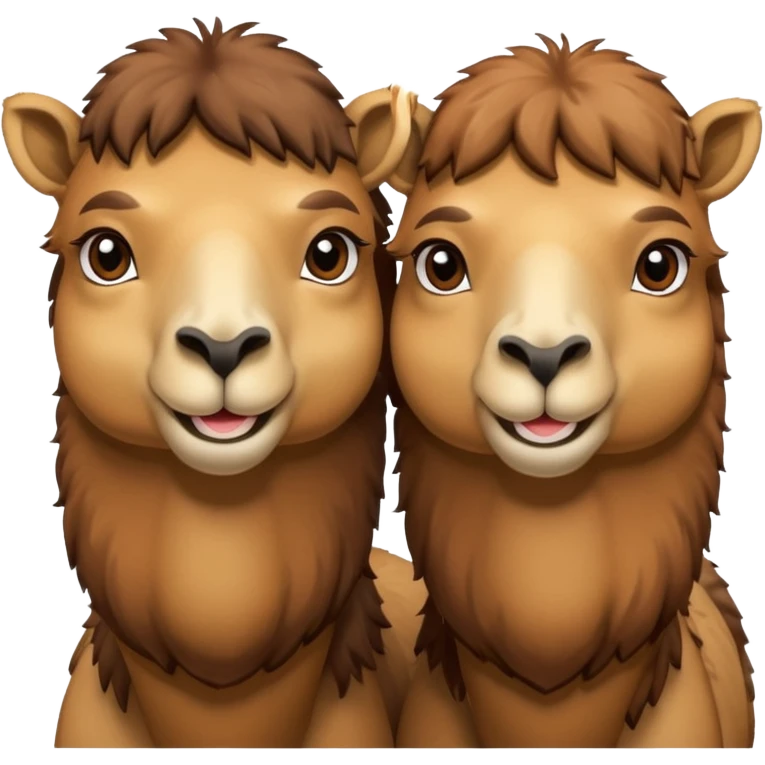 Camel hug emoji