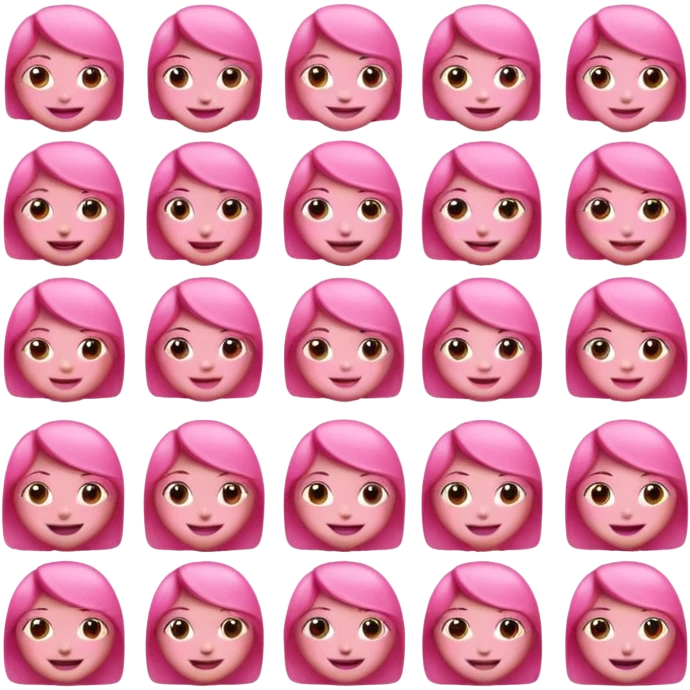 Pink cute emojis emoji
