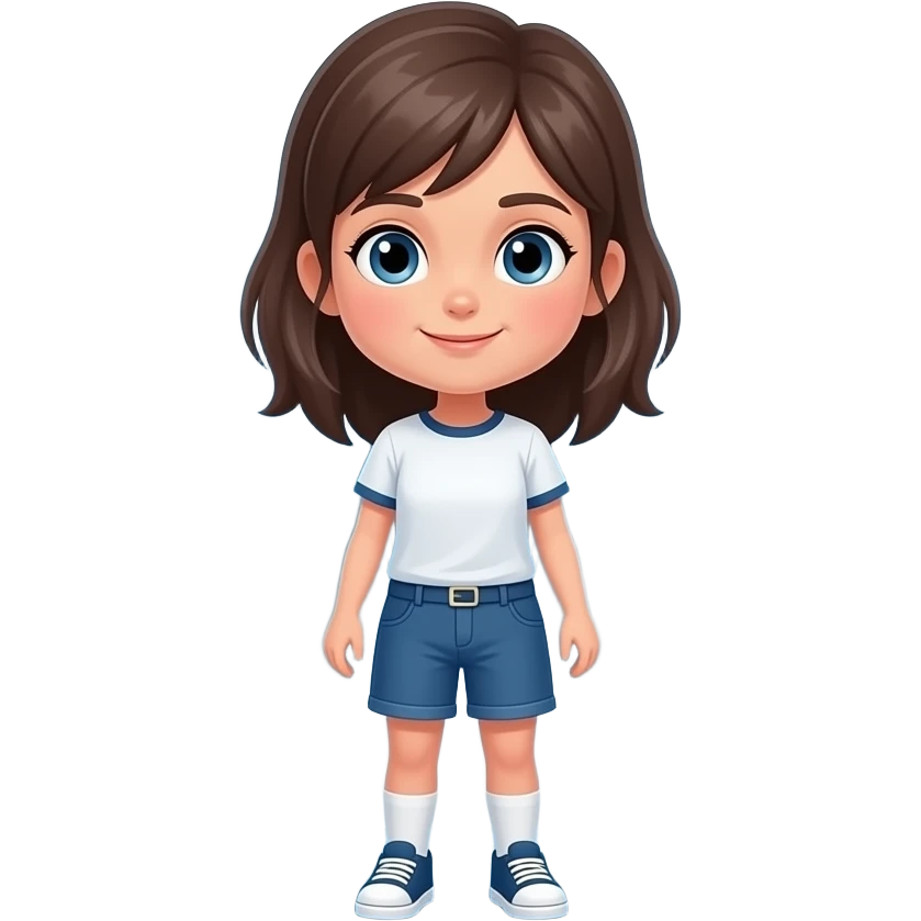 A girl sorunded by lightning emoji