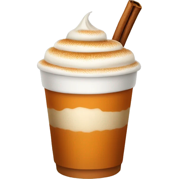 pumpkin spice latte emoji