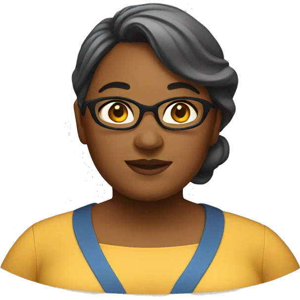 plussize teacher lady emoji