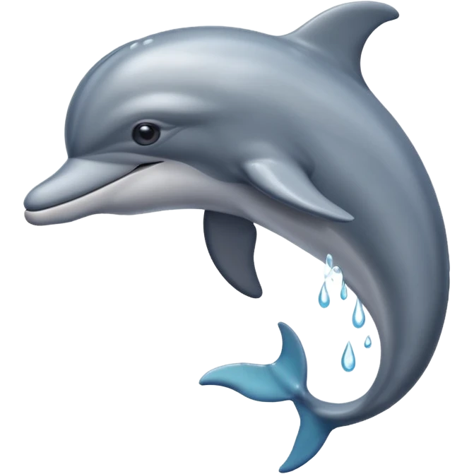 dolphin writer emoji