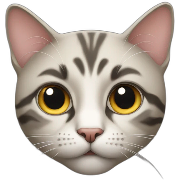 Cat side eye emoji