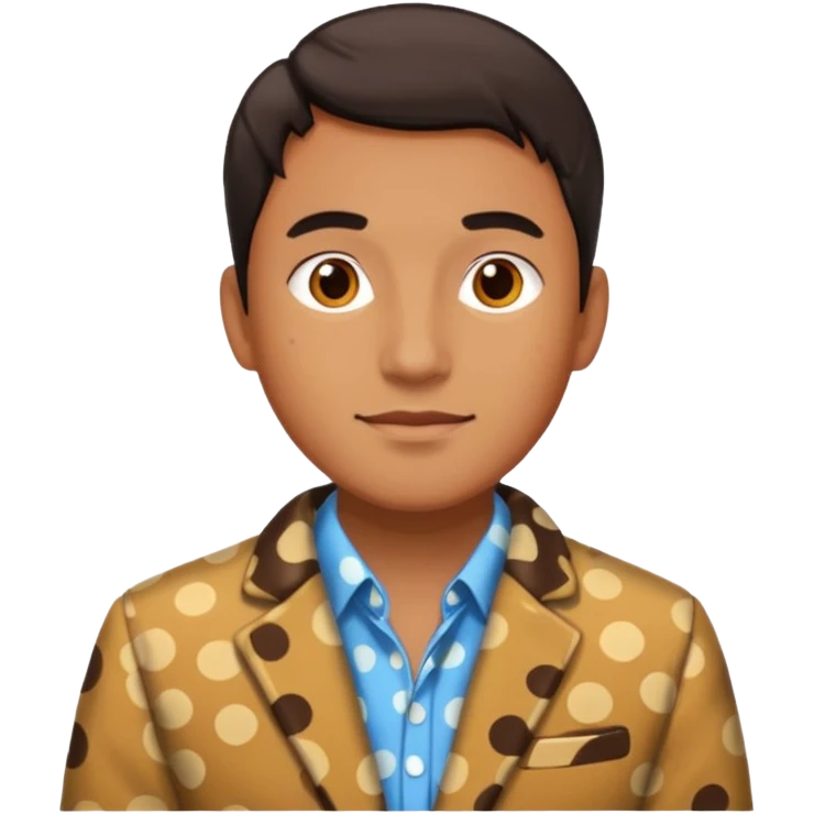 spotted jackets man emoji