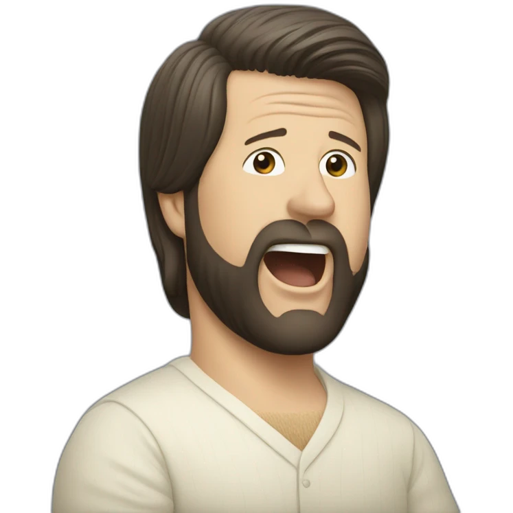 Brian Wilson singing emoji