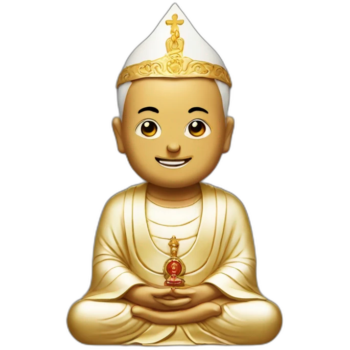 pope buddha emoji