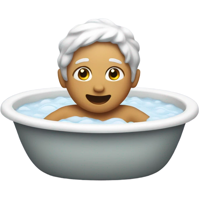 Person  bath emoji