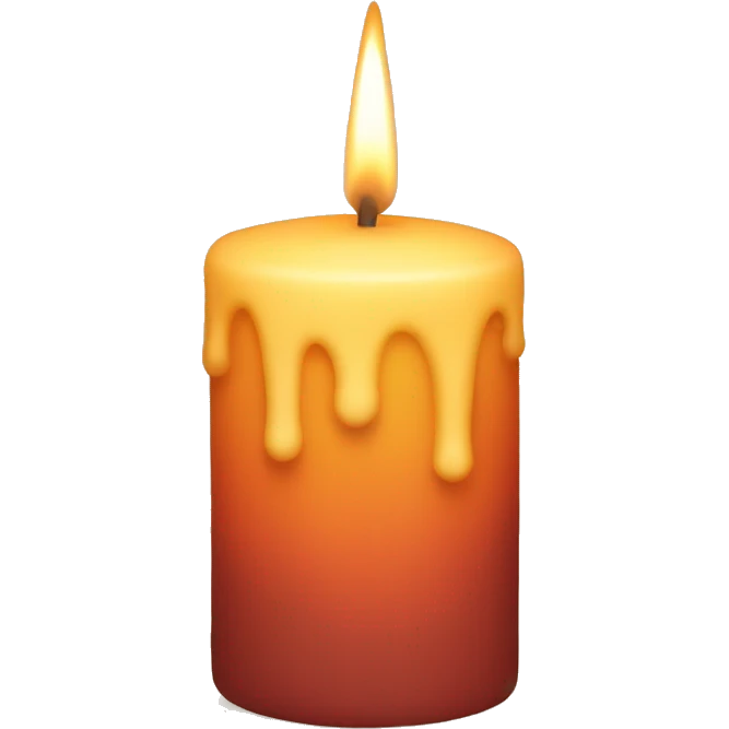 fall candle emoji
