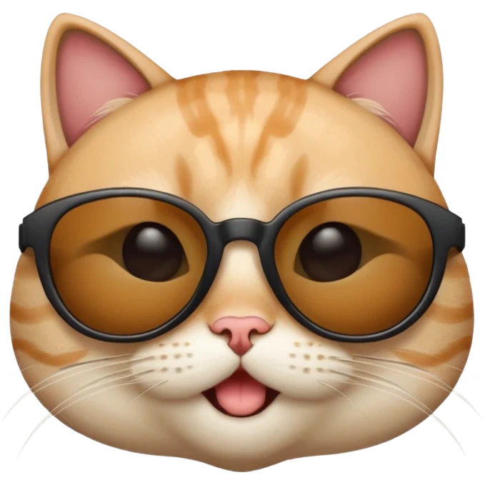 Cat wearing sunglasses emoji