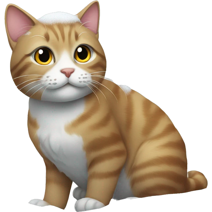 Cat in snow emoji