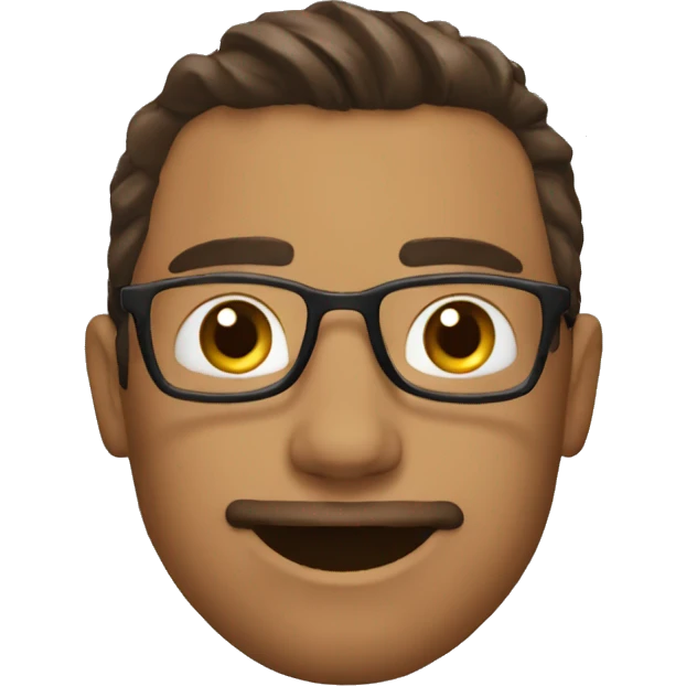 Creer moi un gars brun pas content emoji