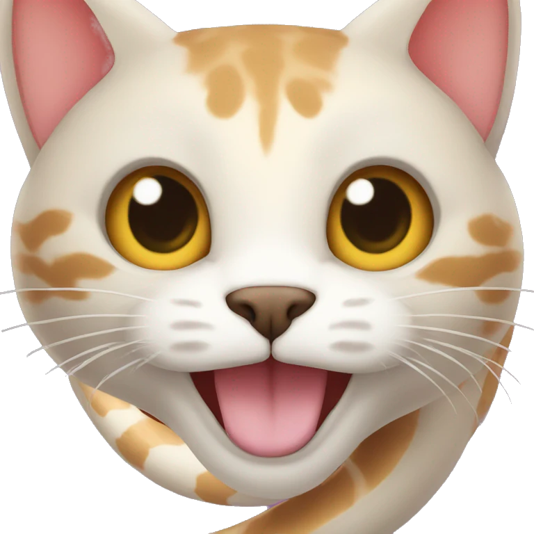 Cat snake emoji
