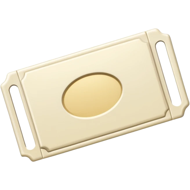 plain ivory ticket emoji