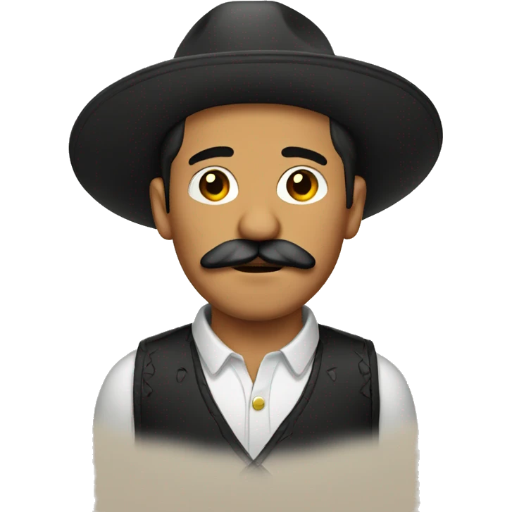 Mexican man with mustache emoji