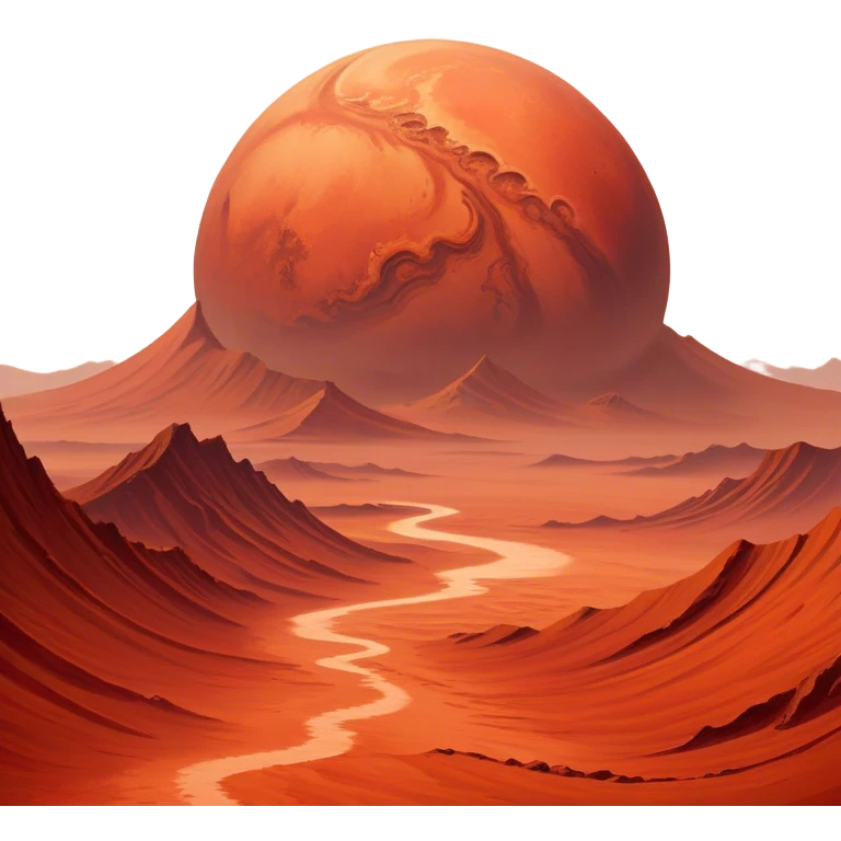 🔥 Cinematic Realistic Mars – A striking, high-resolution image of the Red Planet, featuring its iconic rust-colored terrain, deep canyons, and towering volcanoes. Swirling dust storms can be seen in the thin Martian atmosphere, with sunlight casting long shadows over its desolate, rocky landscape. emoji