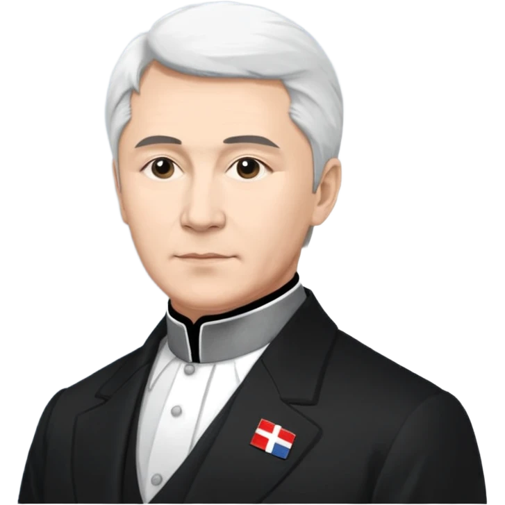 Собака русский кокер спаниель черно-белого цвета emoji