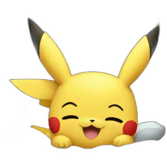 Pikachu saying goodnight emoji