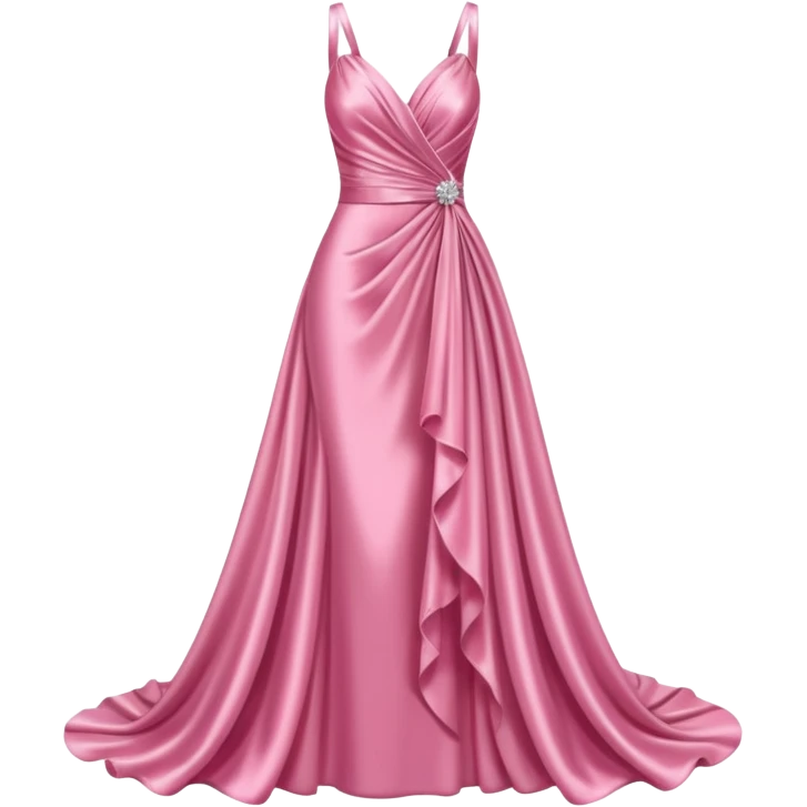 Gown in pink emoji