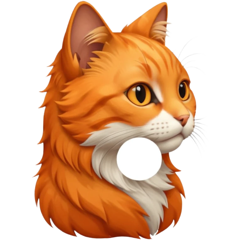 realistic cat from a side angle emoji