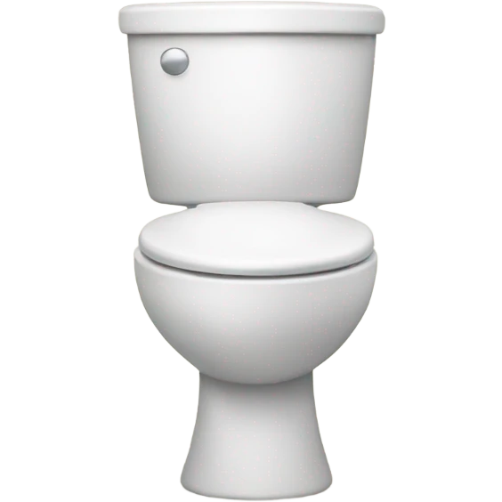 Front facing toilet  emoji