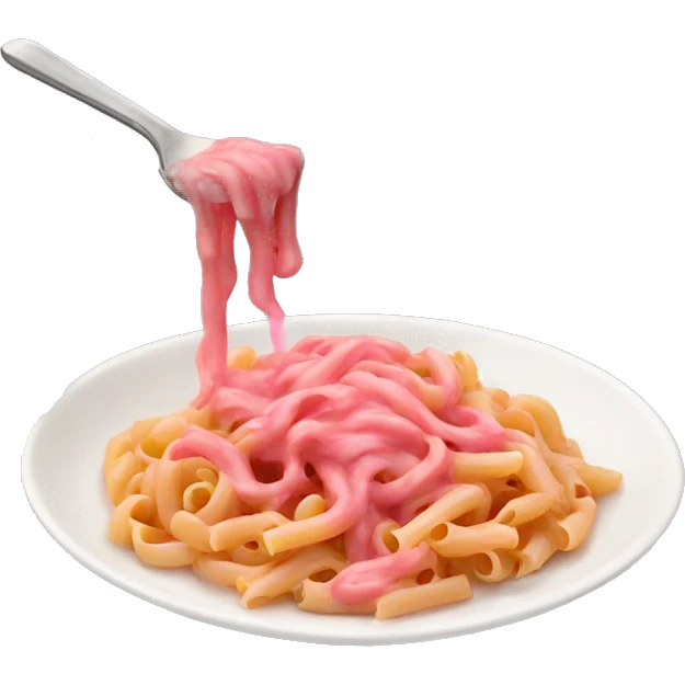 pink sause pasta emoji