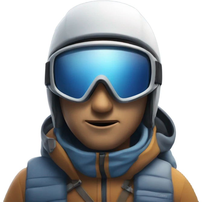 night skiier emoji