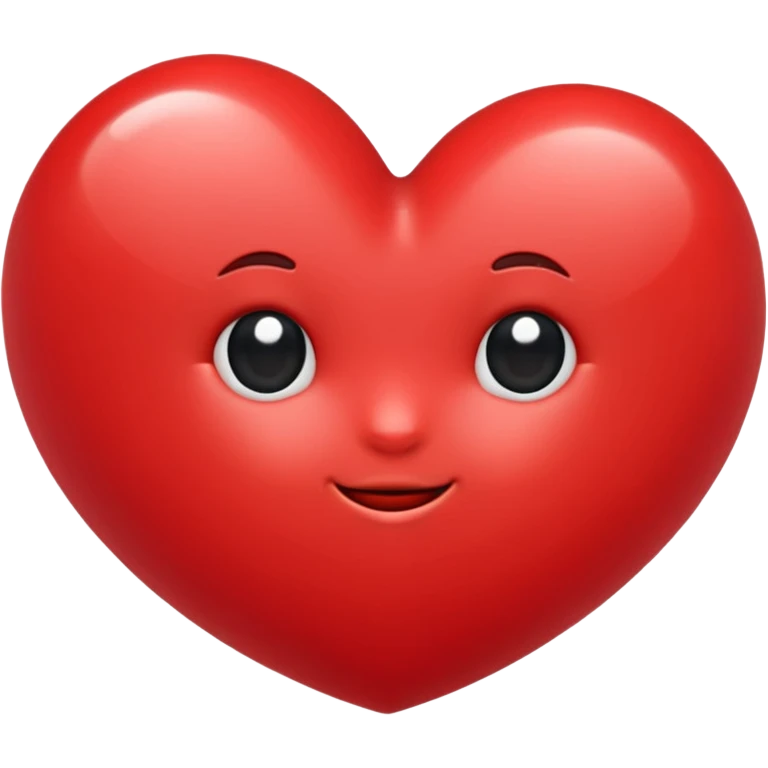 Cute heart emoji