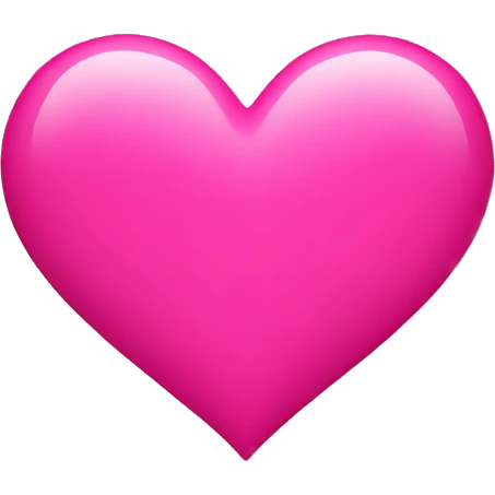 bright pink heart emoji