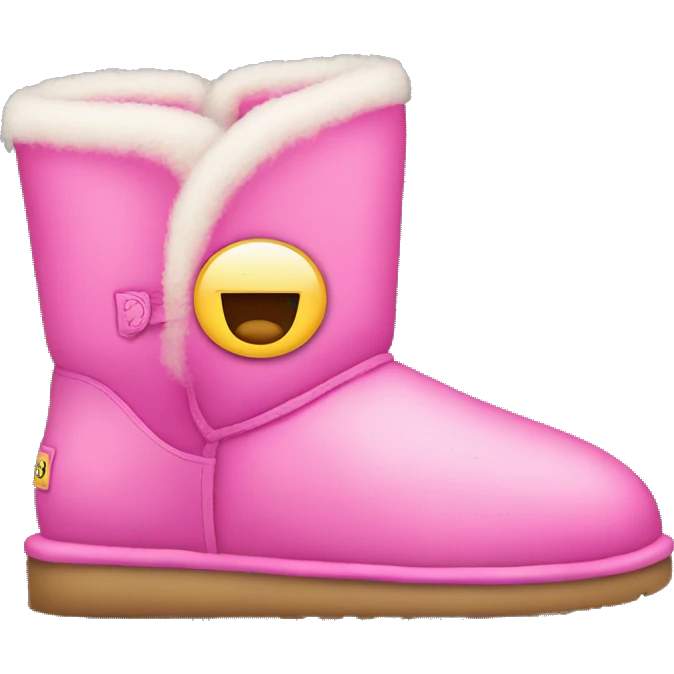 Cute pink uggs emoji