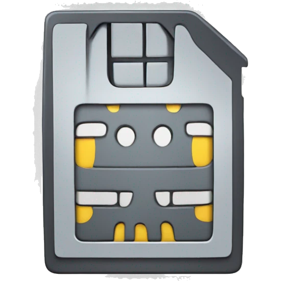mobile sim card emoji