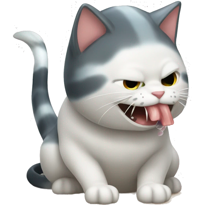 gato comendo peixe emoji
