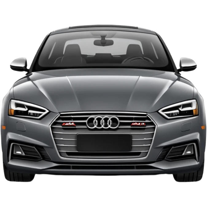 2019 dark grey Audi a5 coupe  emoji