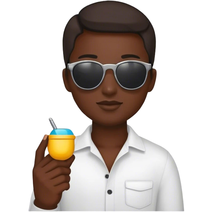 😳+🕶️+🤏 emoji