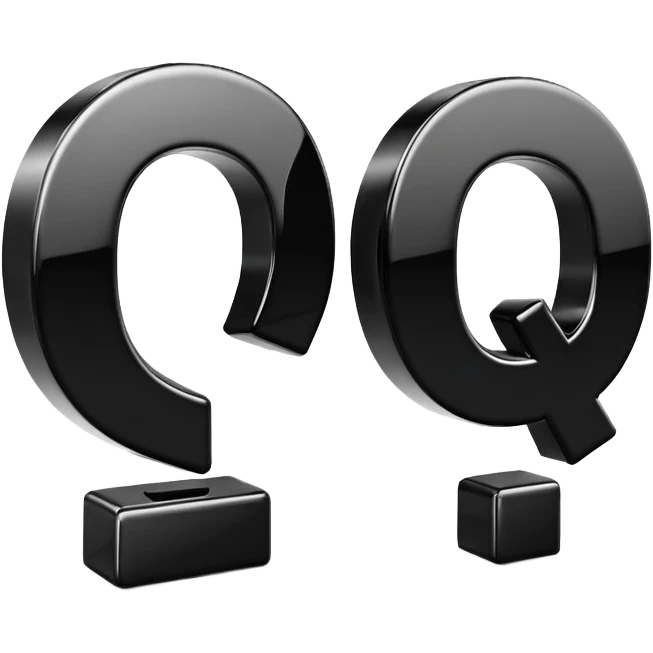 question and answer symbols, Q&A icons emoji