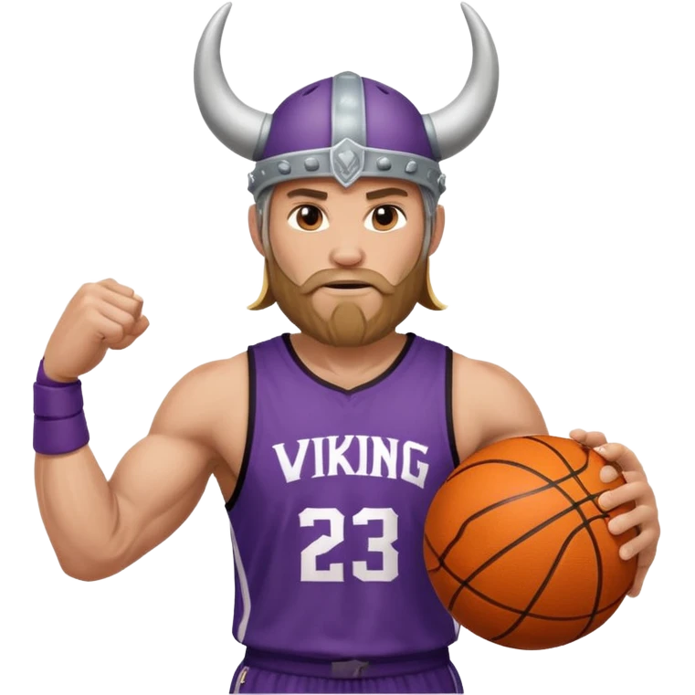 Viking basketball emoji