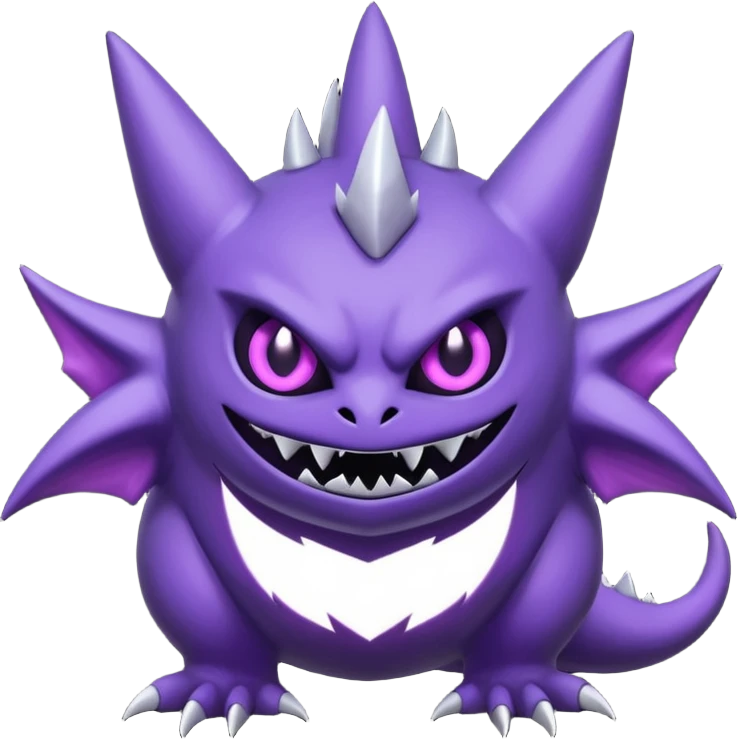 Lunala-Haunter-Gengar-Fakémon-hybrid-creature (full body)  emoji
