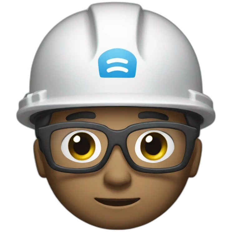 un ingeniero de contucion emoji