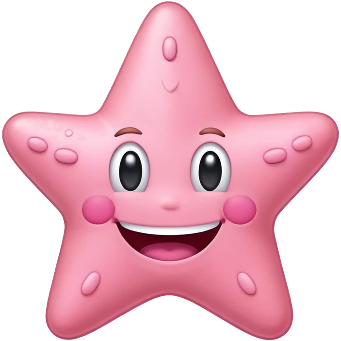Patrick Star from SpongeBob emoji
