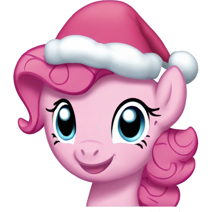 Pinkie pie chirstmas hat  emoji