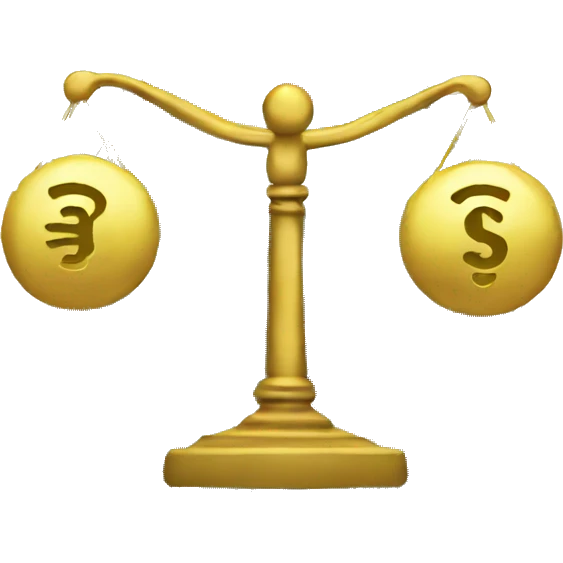 libra with money on both sides emoji