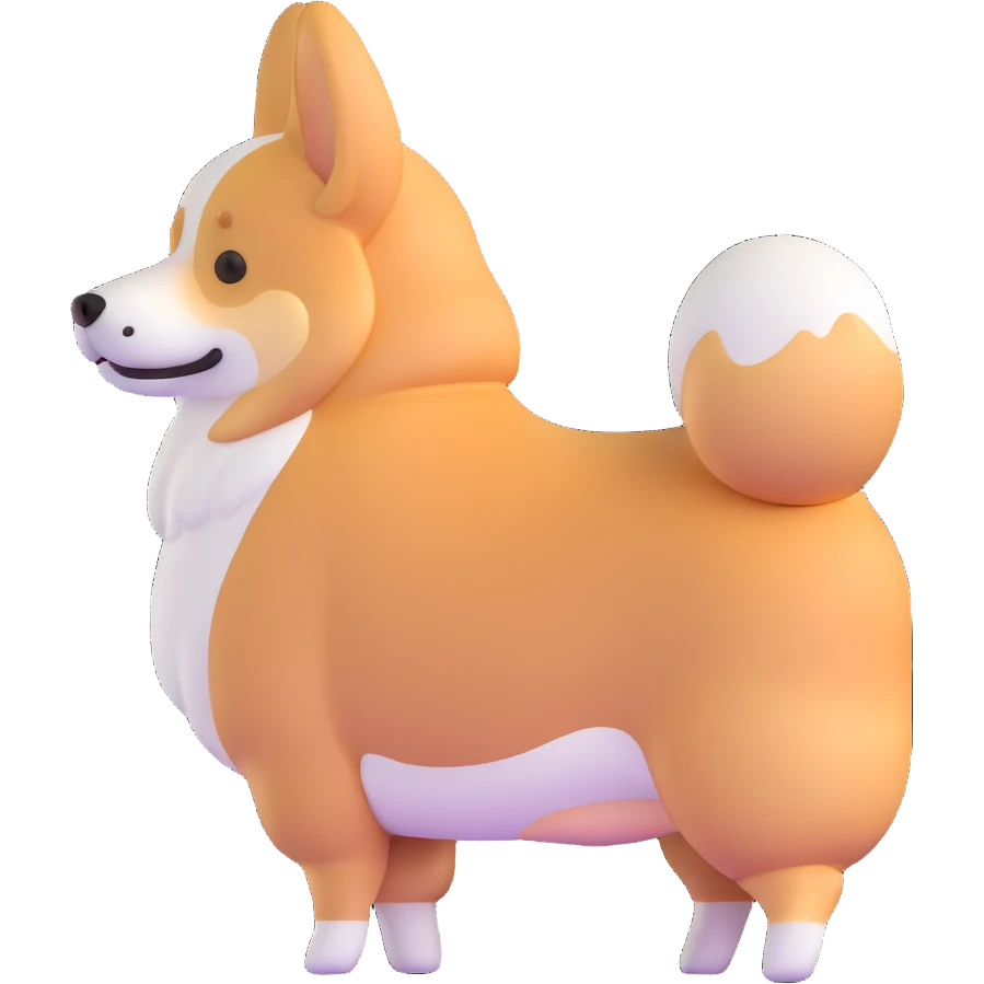 corgi butt emoji