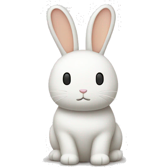 miffy all white bunny  emoji