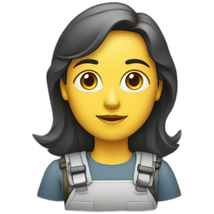 Ingeniero mujer emoji