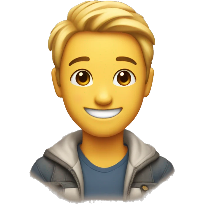 An emoji of a smiling face, expressing warmth and friendliness with a cheerful expression and rosy cheeks emoji