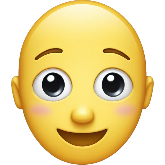 Smiling face with one tear drop emoji