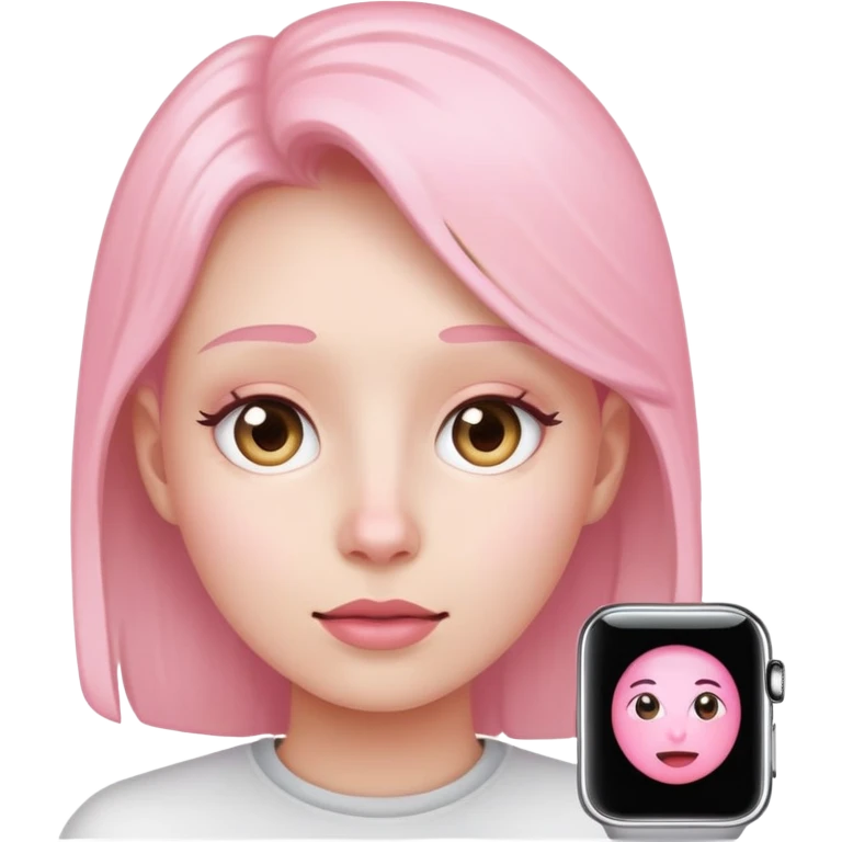 Light Pink facetime emoji