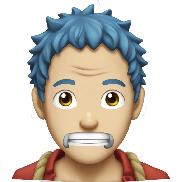 One piece anime character emoji