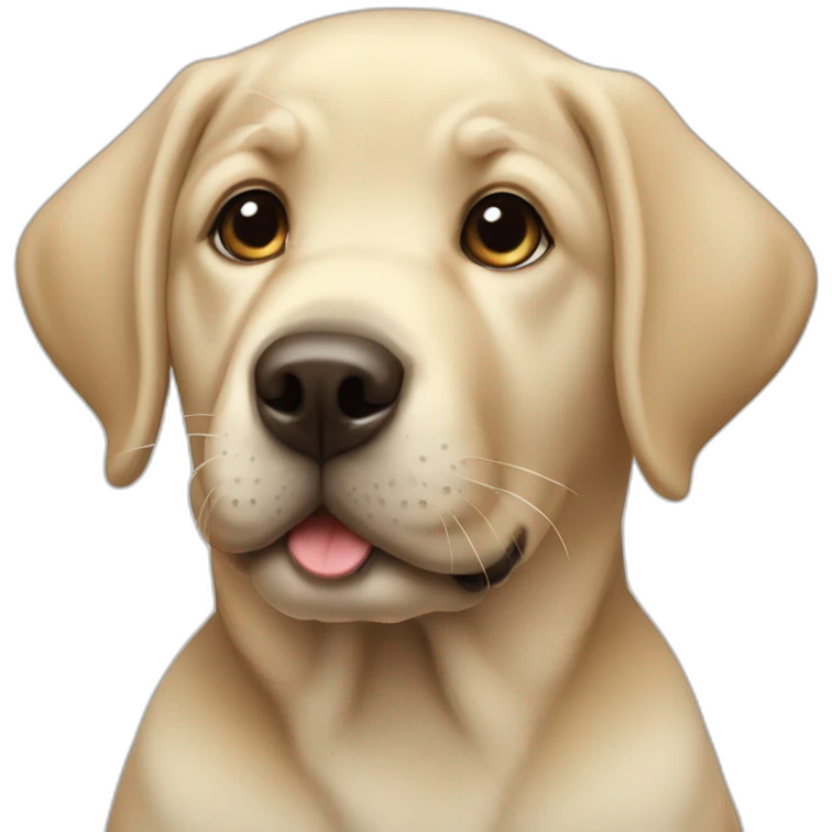 Labrador puppy  emoji