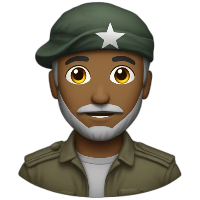Freedom fighter emoji