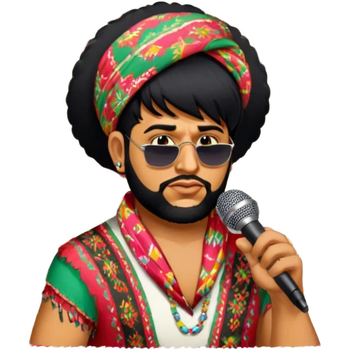 Colorful Singer emoji